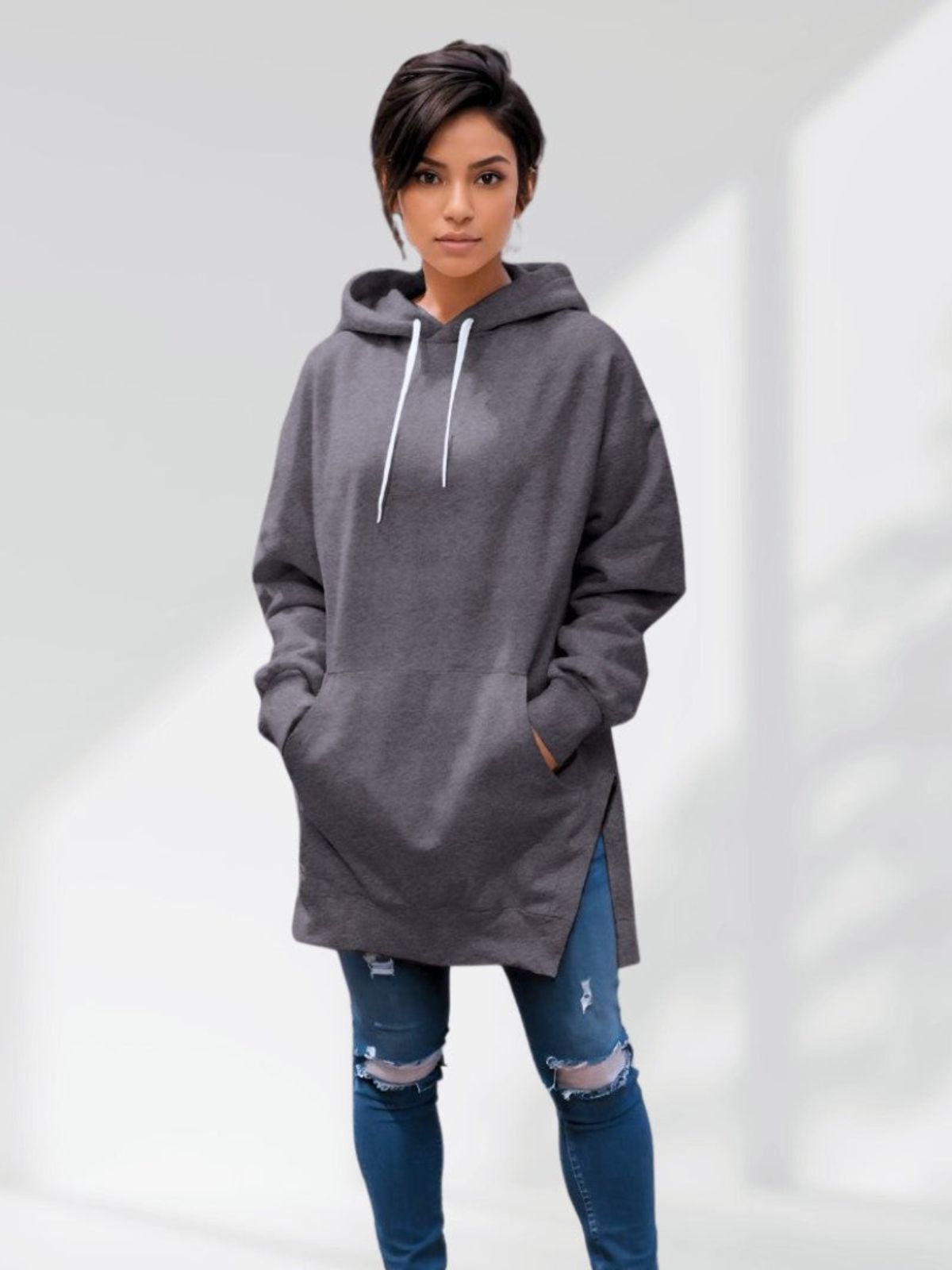 Ferlora™ | Oversized Hoodie Dress