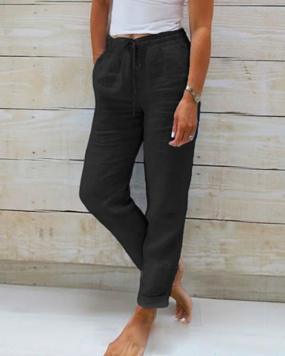 RACHEL | COMFORTABLE DRAWSTRING PANTS - Ferlora