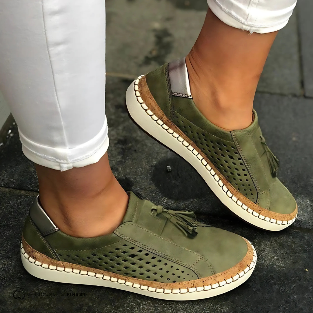 Aaliyah™ – Orthopedic Slip-Ons for Effortless Summer Comfort