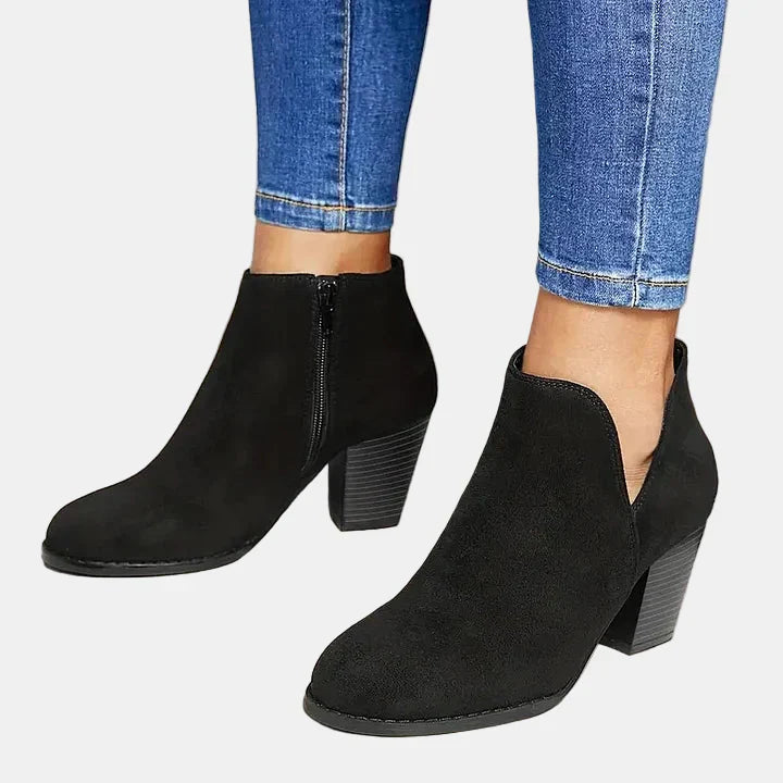Hailey™ - Block Heel Ankle Boots