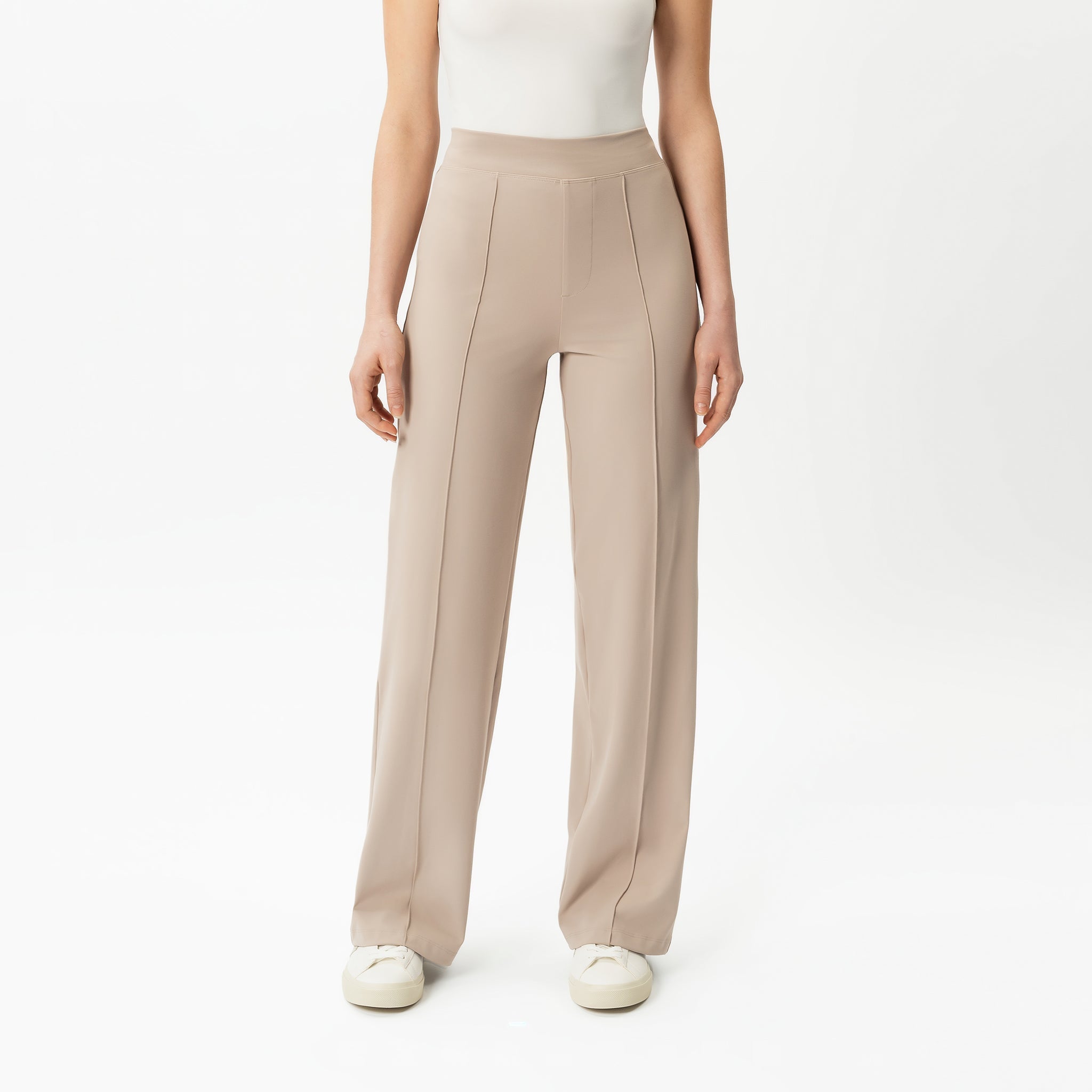 Ferlora™ | Asana Relaxed Front-Crease Pants