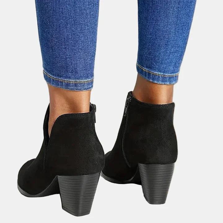 Hailey™ - Block Heel Ankle Boots