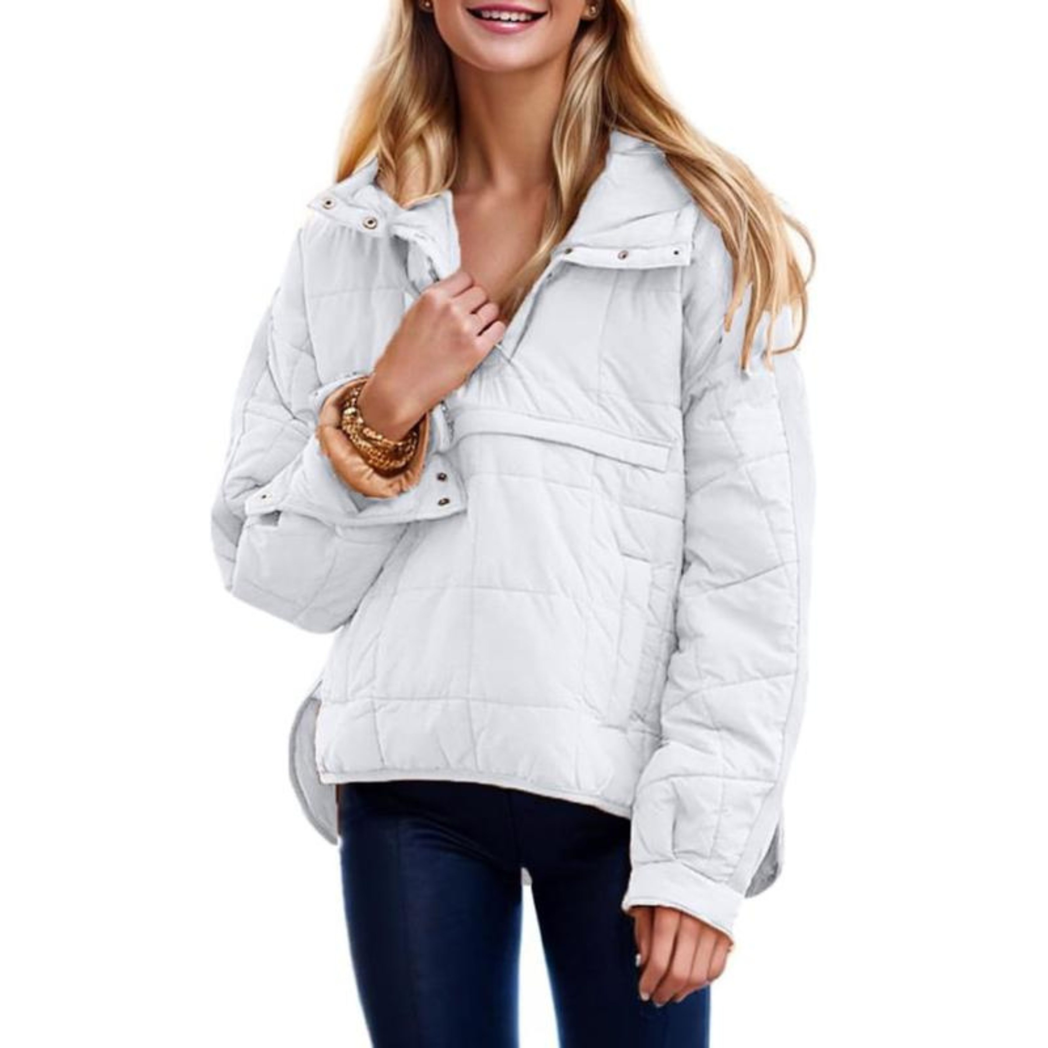 Joy™ – Oversized Hooded Pullover Hooded Jacket