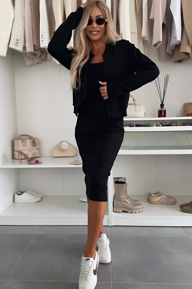 Josie™ – Midi Dress and Jacket for Effortless Elegance