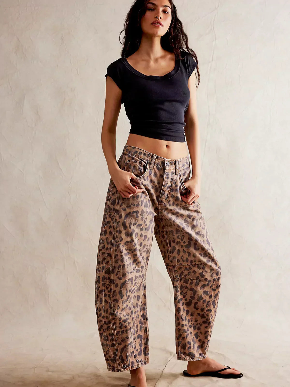 EDITH | COMFORTABLE LEOPARD PANTS - Ferlora