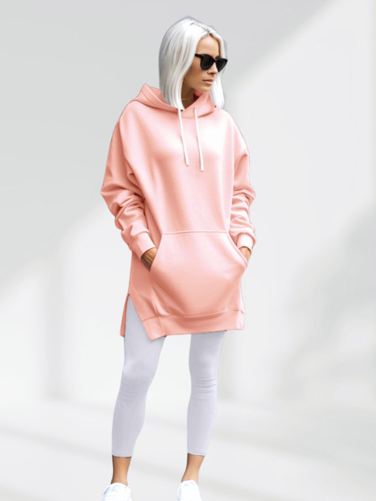 Ferlora™ | Oversized Hoodie Dress