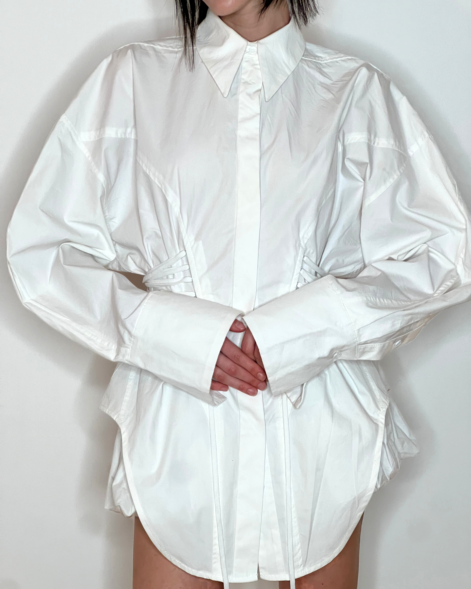MINT Corset Shirt White - Ferlora