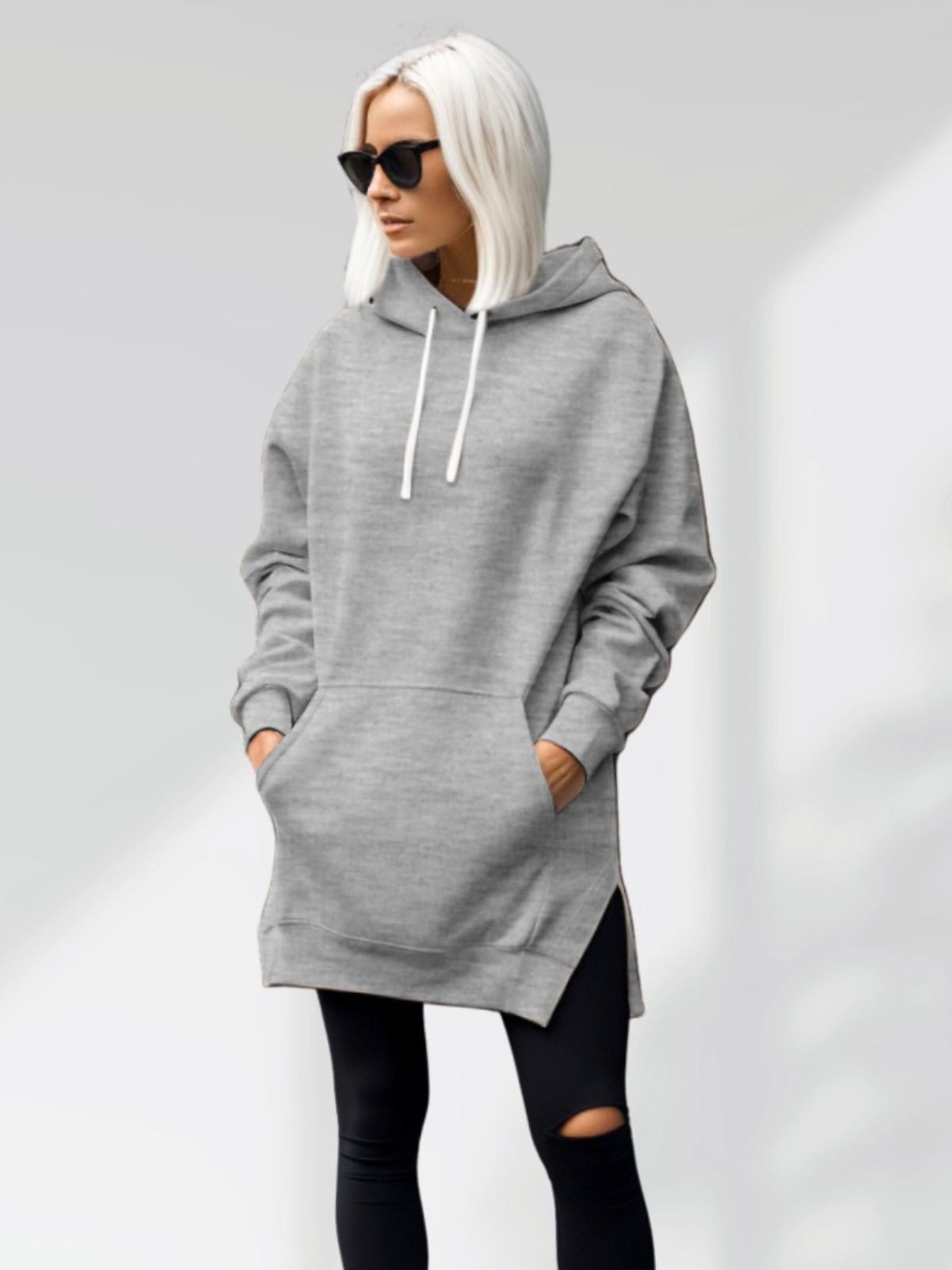 Ferlora™ | Oversized Hoodie Dress