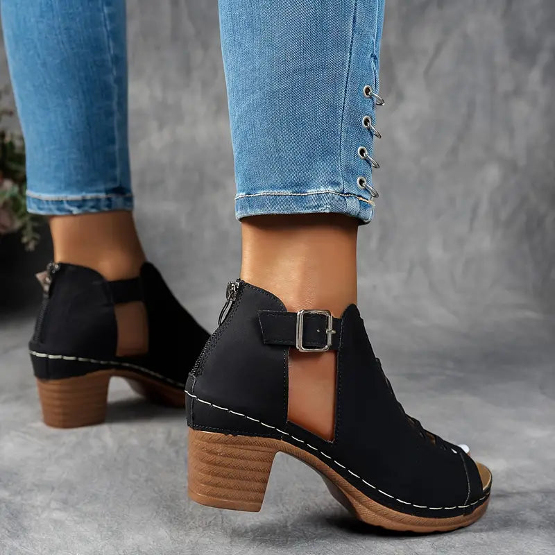 Aubrey™ - Elegant Wedge Sandals - Ferlora