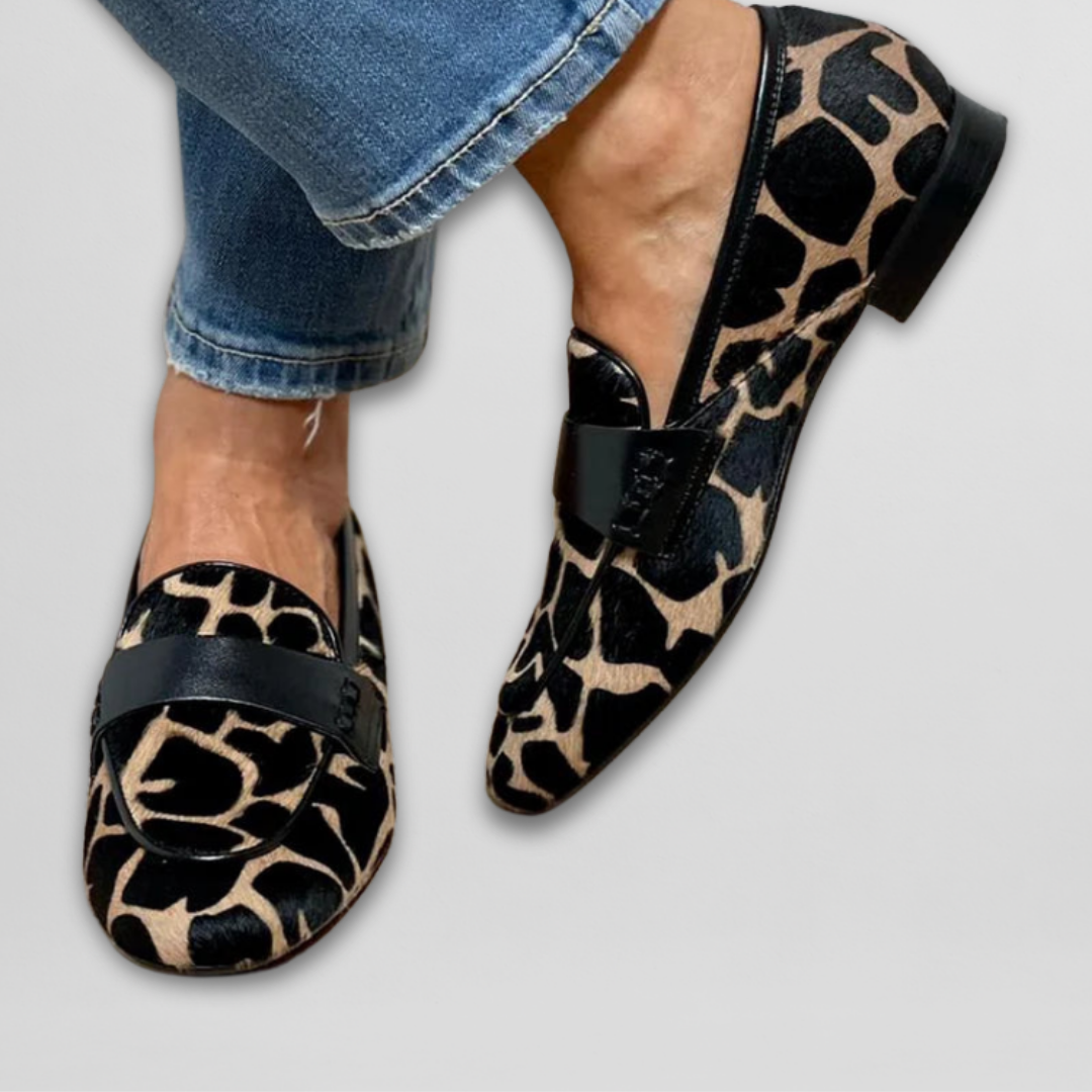 Amea™ – Bold Animal Print Loafers for Everyday Confidence