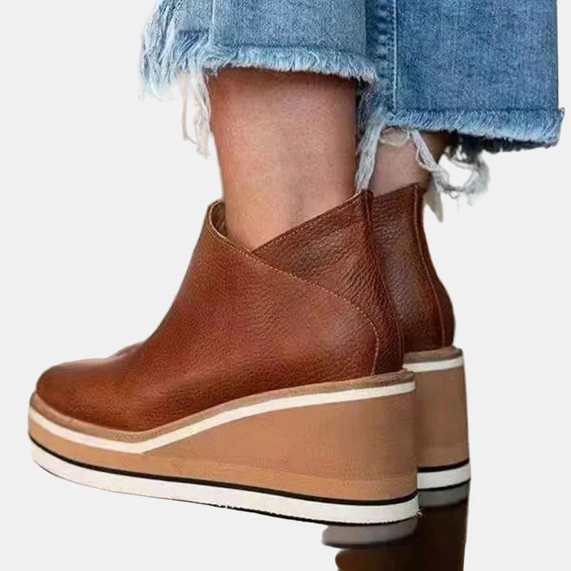 Brooklyn™ - Elegant Heeled Ankle Boots