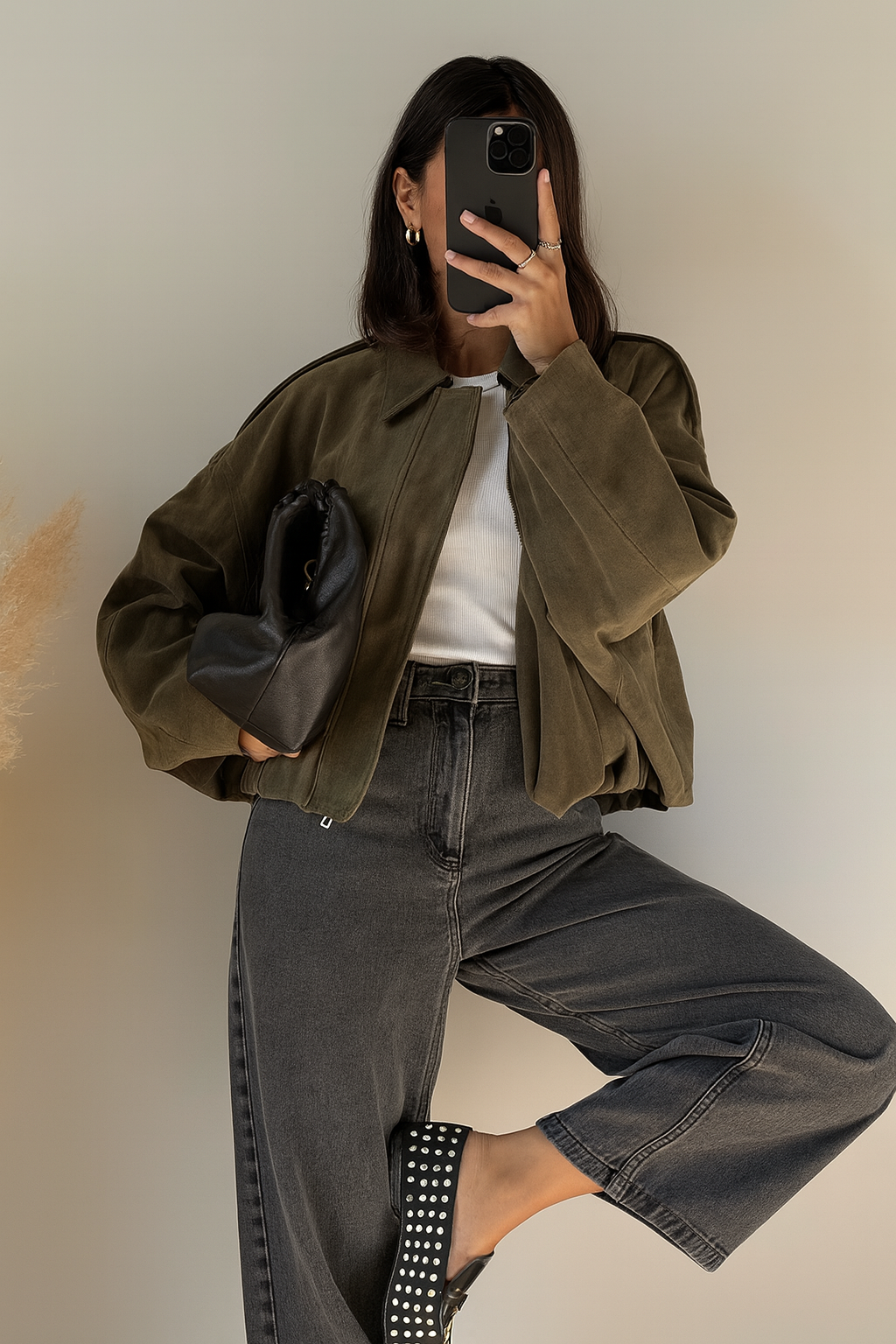 Ferlora™ | Suede Casual Bomber Jacket