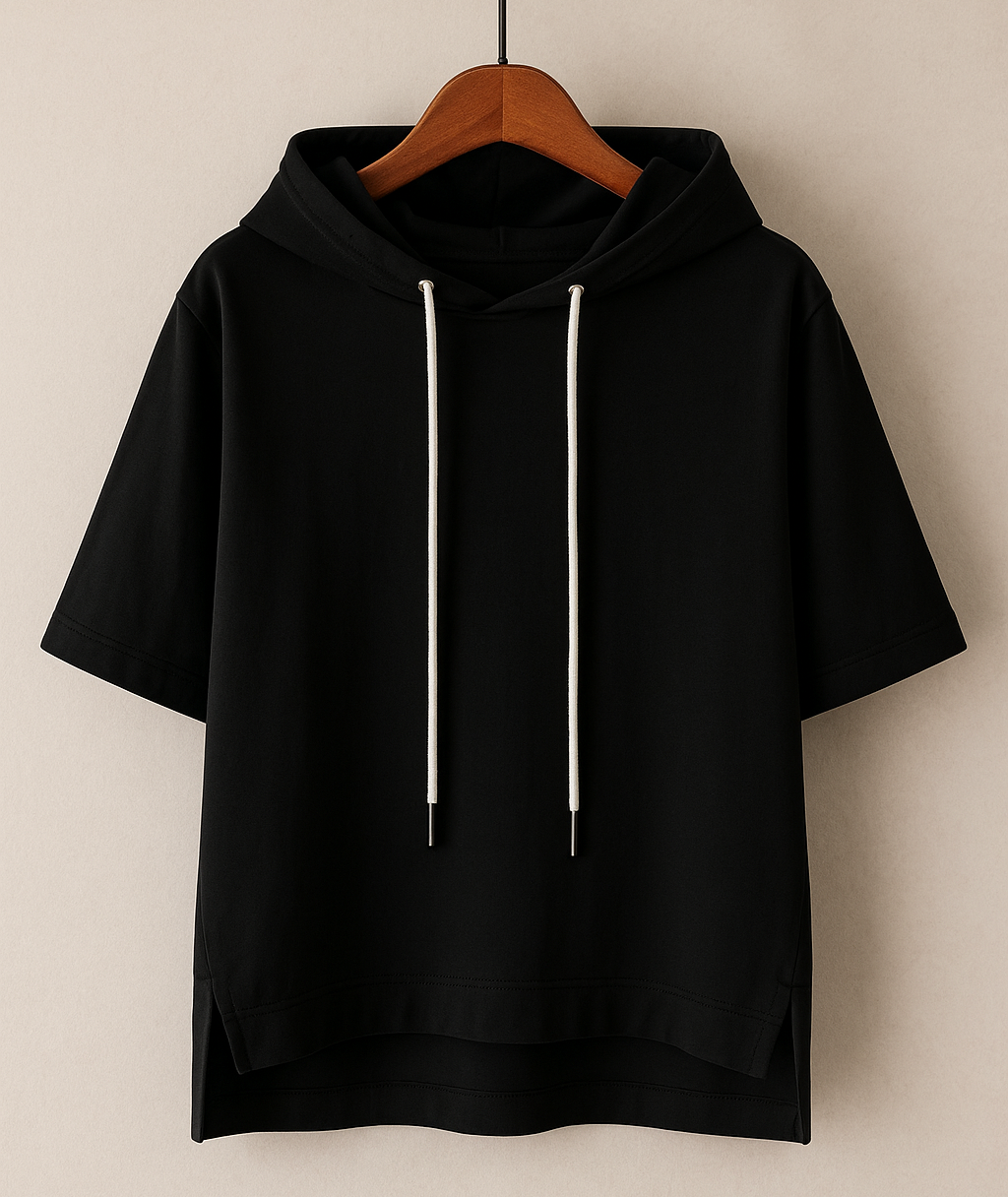 Jane - Short Sleeve Hooded Pullover