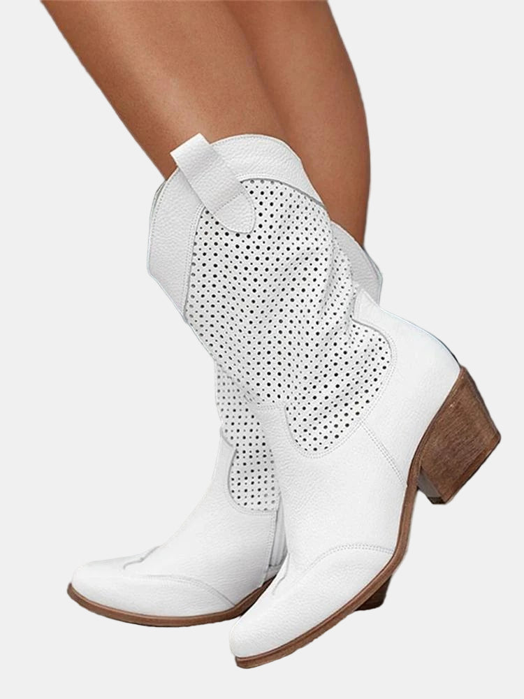 Piper™ - Perforated Ankle Boots