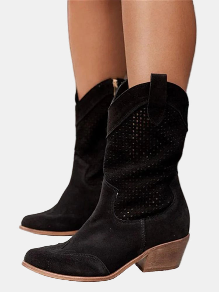 Piper™ - Perforated Ankle Boots