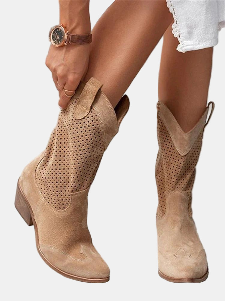 Piper™ - Perforated Ankle Boots