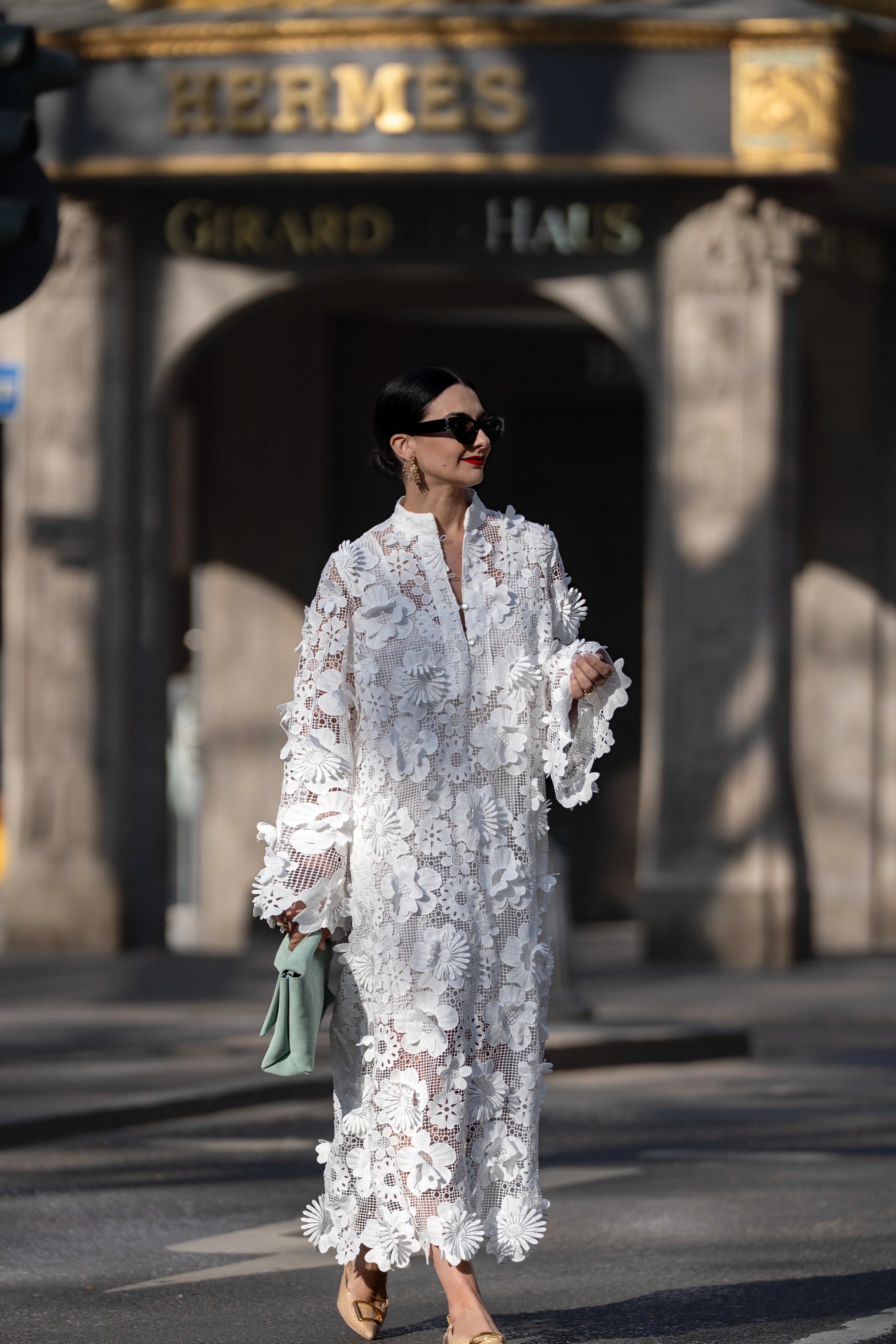 Dress Estella Lace White - Ferlora