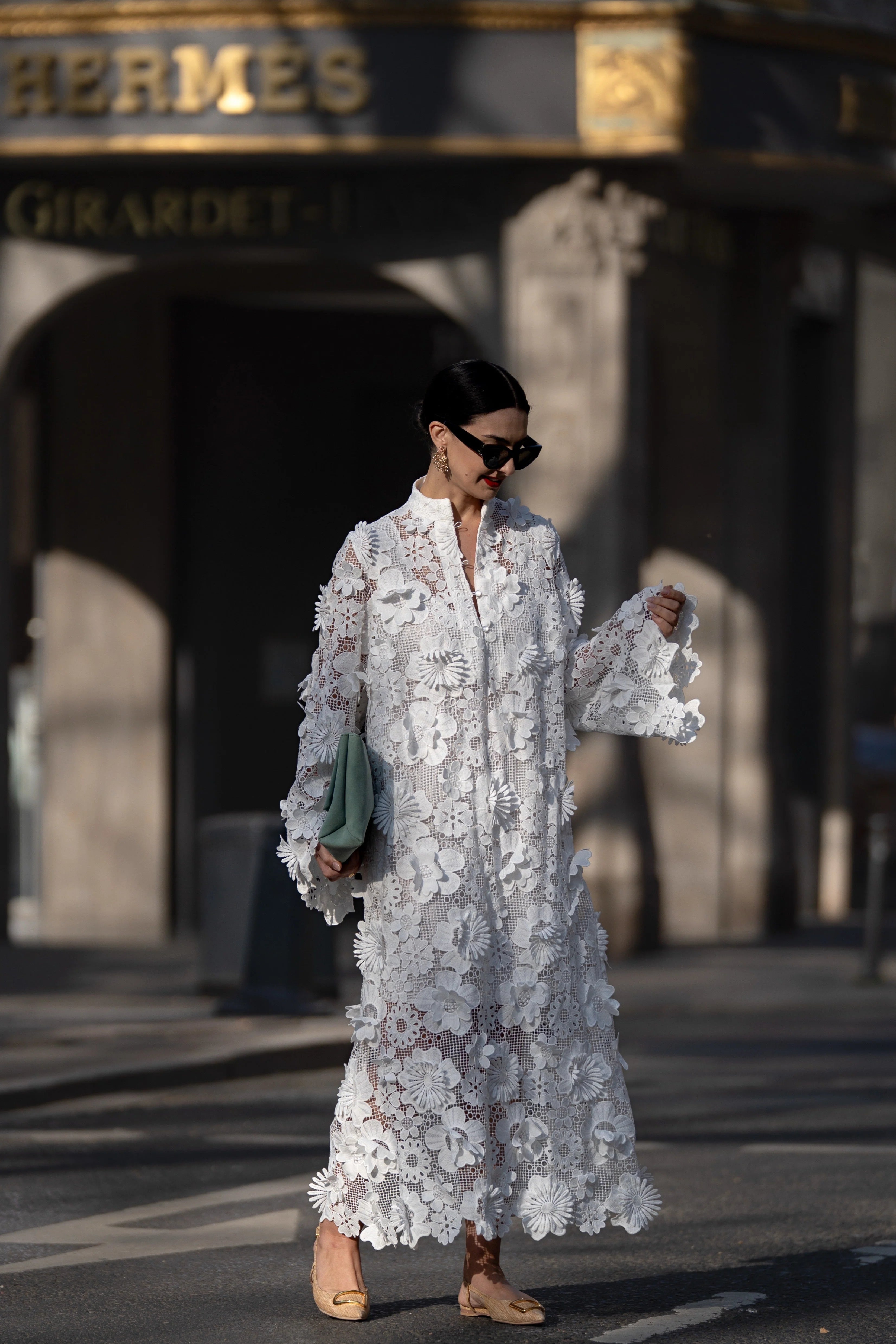 Dress Estella Lace White - Ferlora