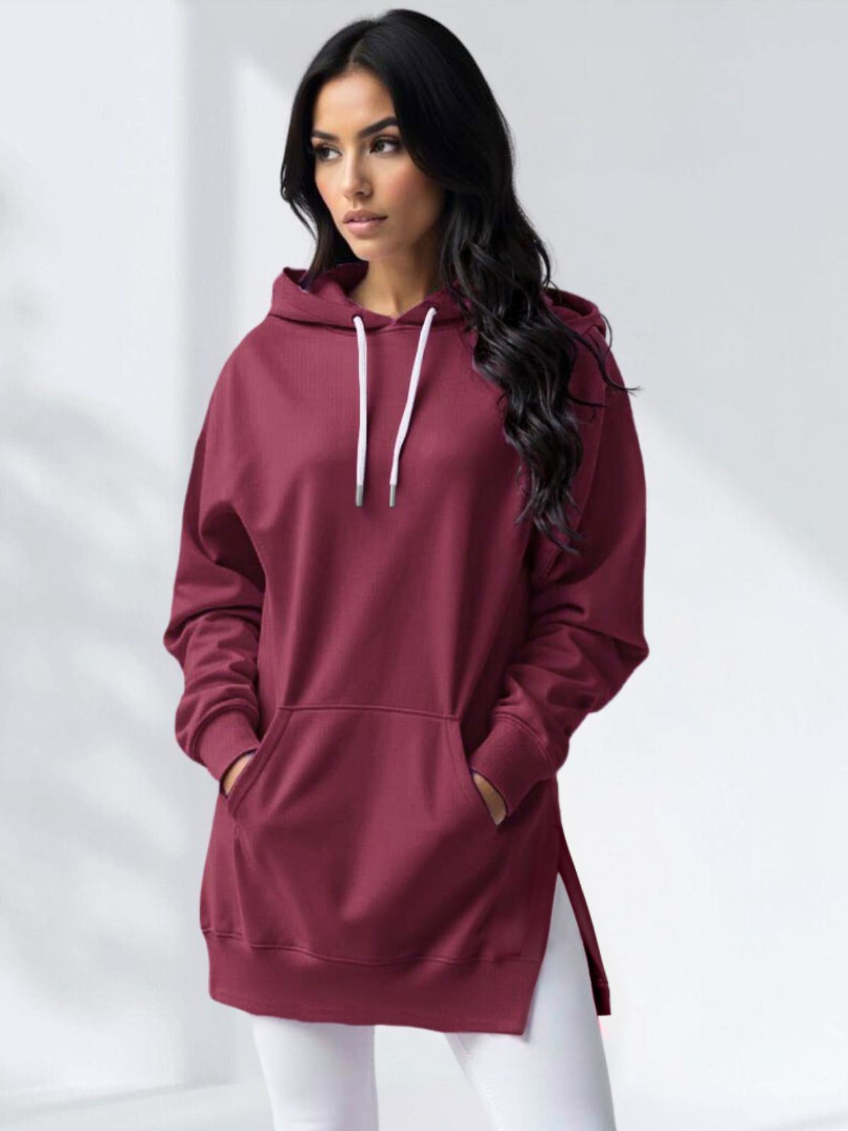 Ferlora™ | Oversized Hoodie Dress
