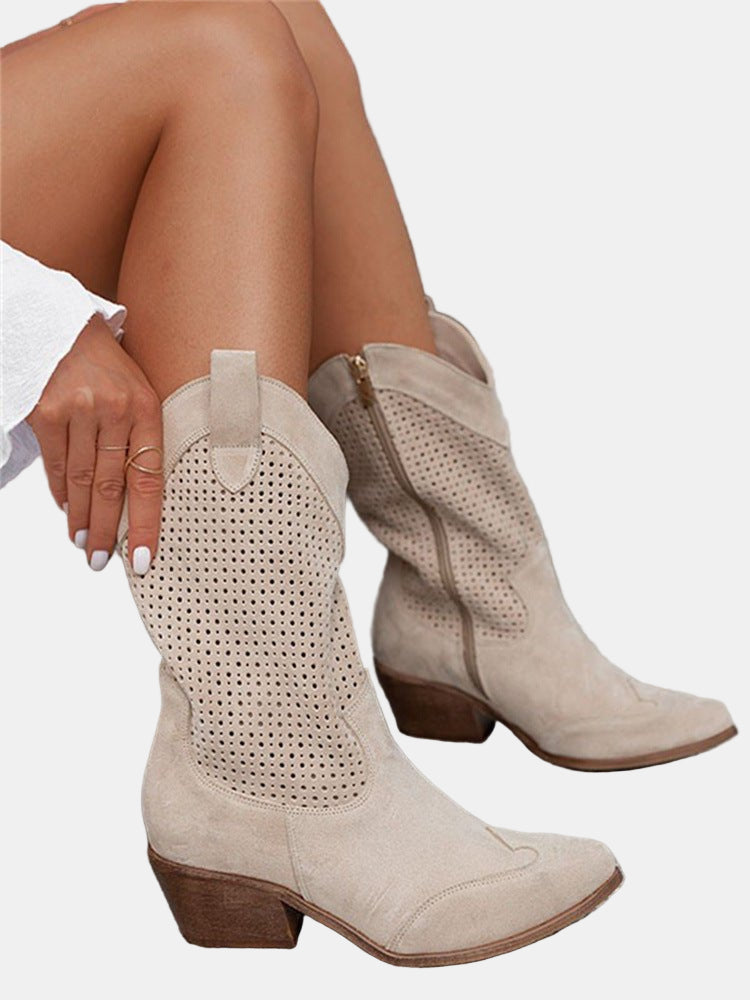 Piper™ - Perforated Ankle Boots