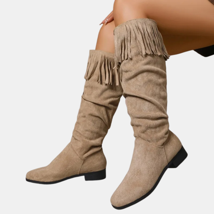 Calla™ - Knee-High Tassel Boots