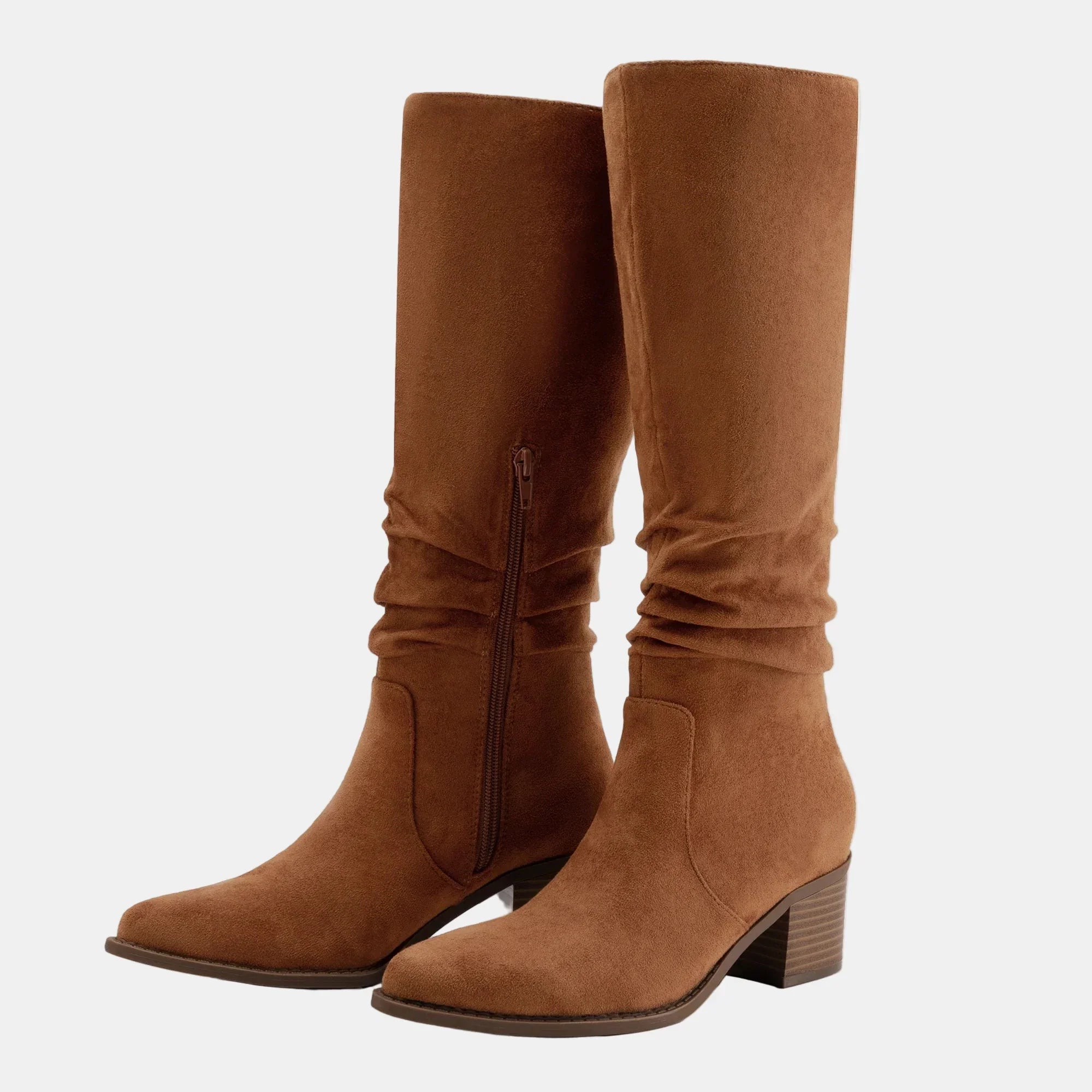 Noa™ - Knee-High Block Heeled Boots