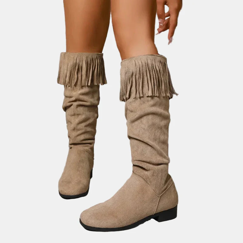 Calla™ - Knee-High Tassel Boots
