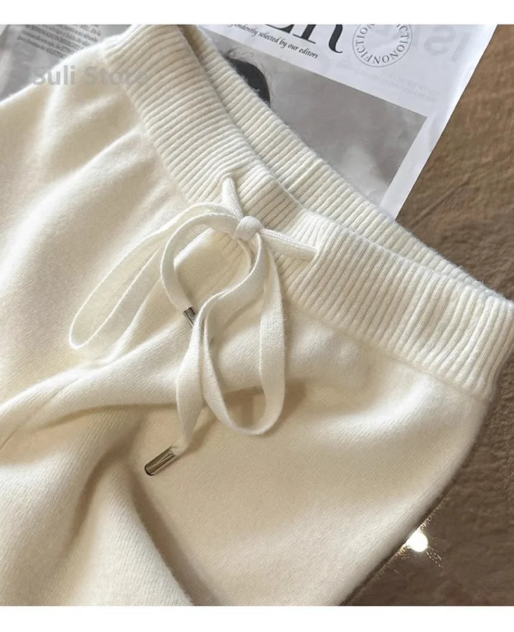 Ferlora™ | Céleste Wool Wide-Leg Pants