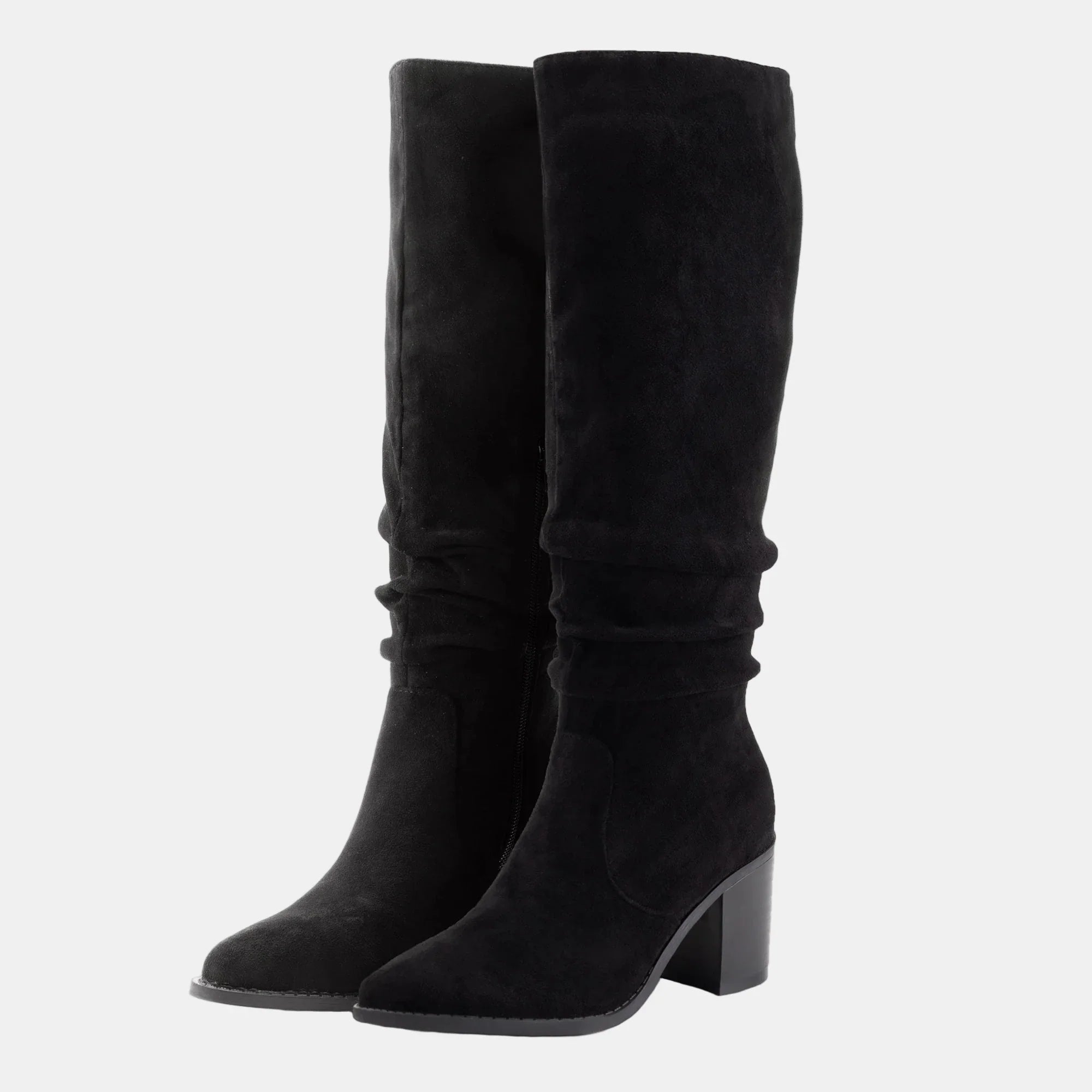Noa™ - Knee-High Block Heeled Boots
