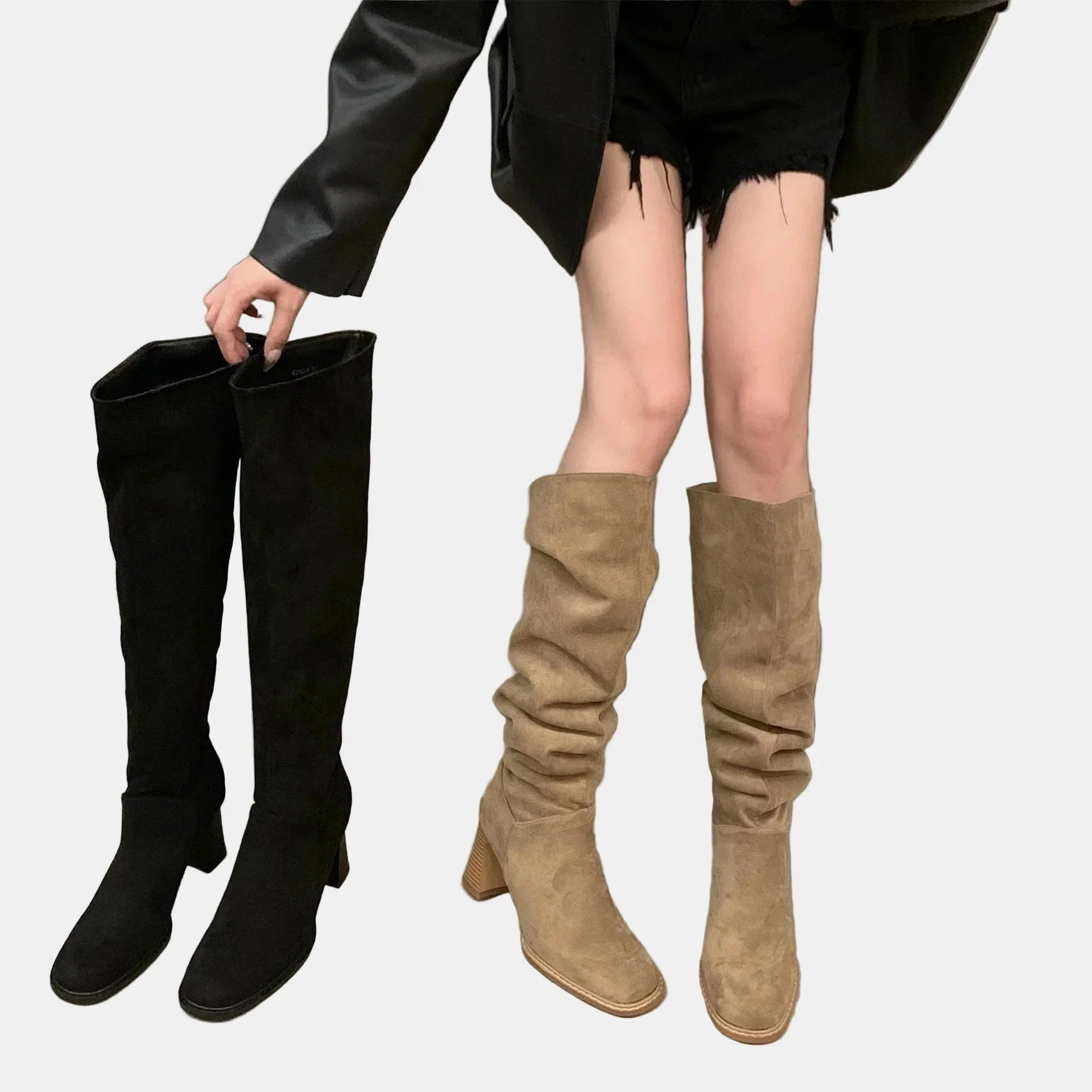 Evie™ - Pointed-Toe Block Heels