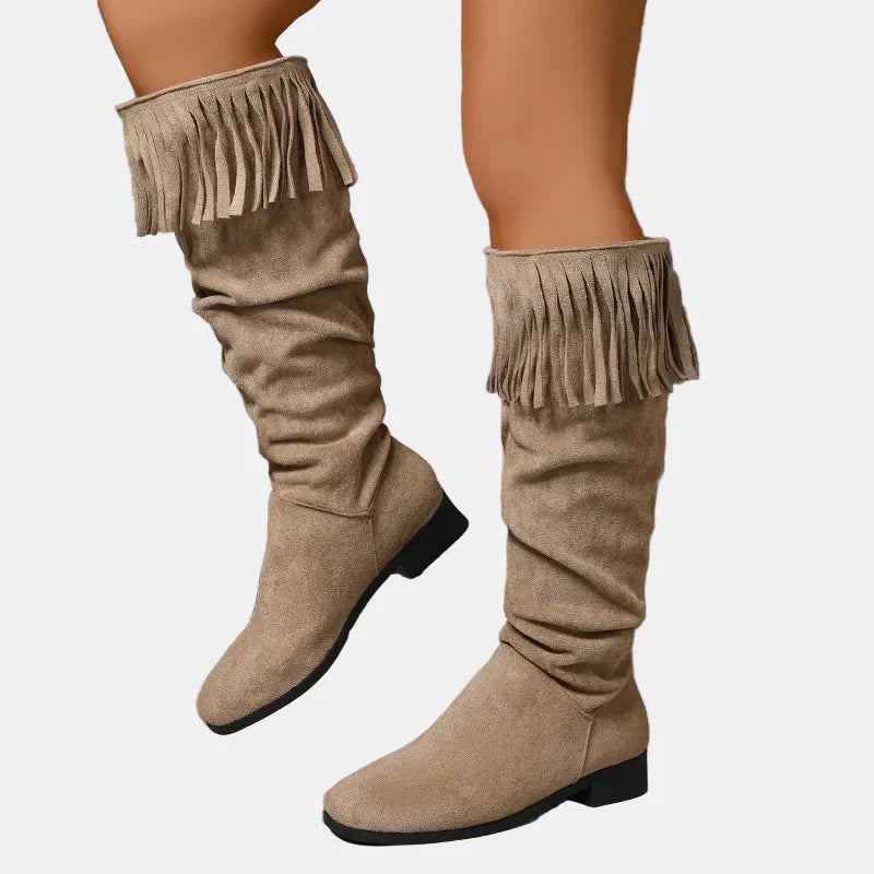 Calla™ - Knee-High Tassel Boots