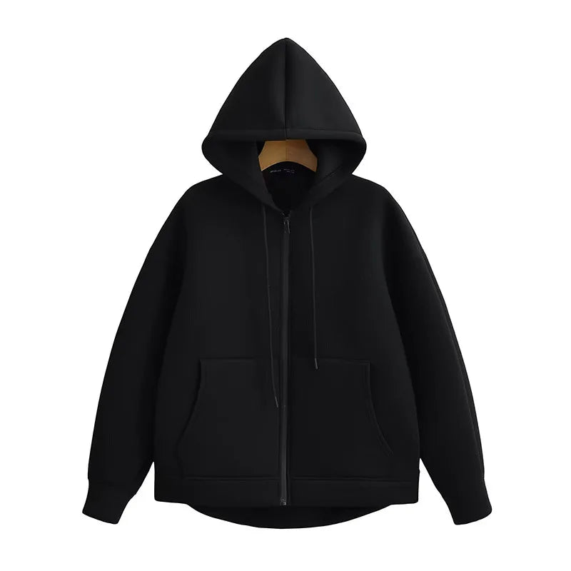 Ferlora™ | Noa Knit Hooded Zip Jacket