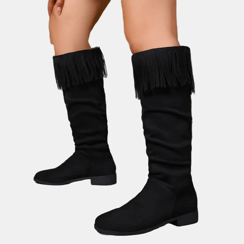 Calla™ - Knee-High Tassel Boots
