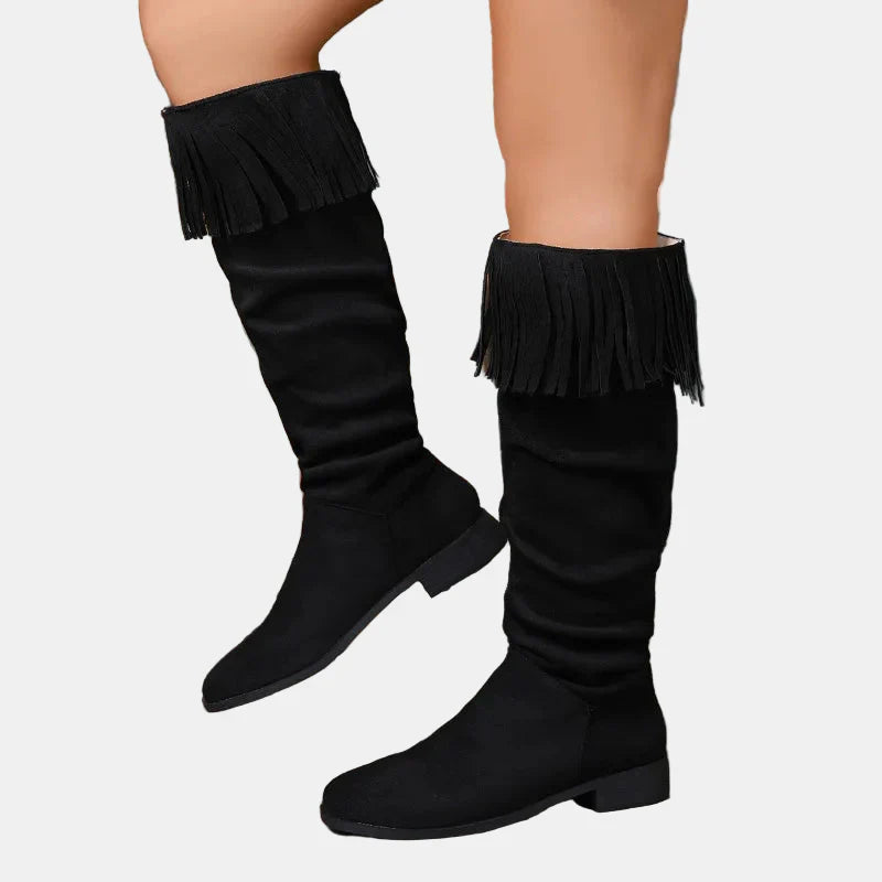 Calla™ - Knee-High Tassel Boots