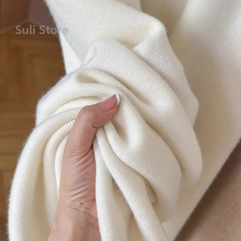 Ferlora™ | Céleste Wool Wide-Leg Pants