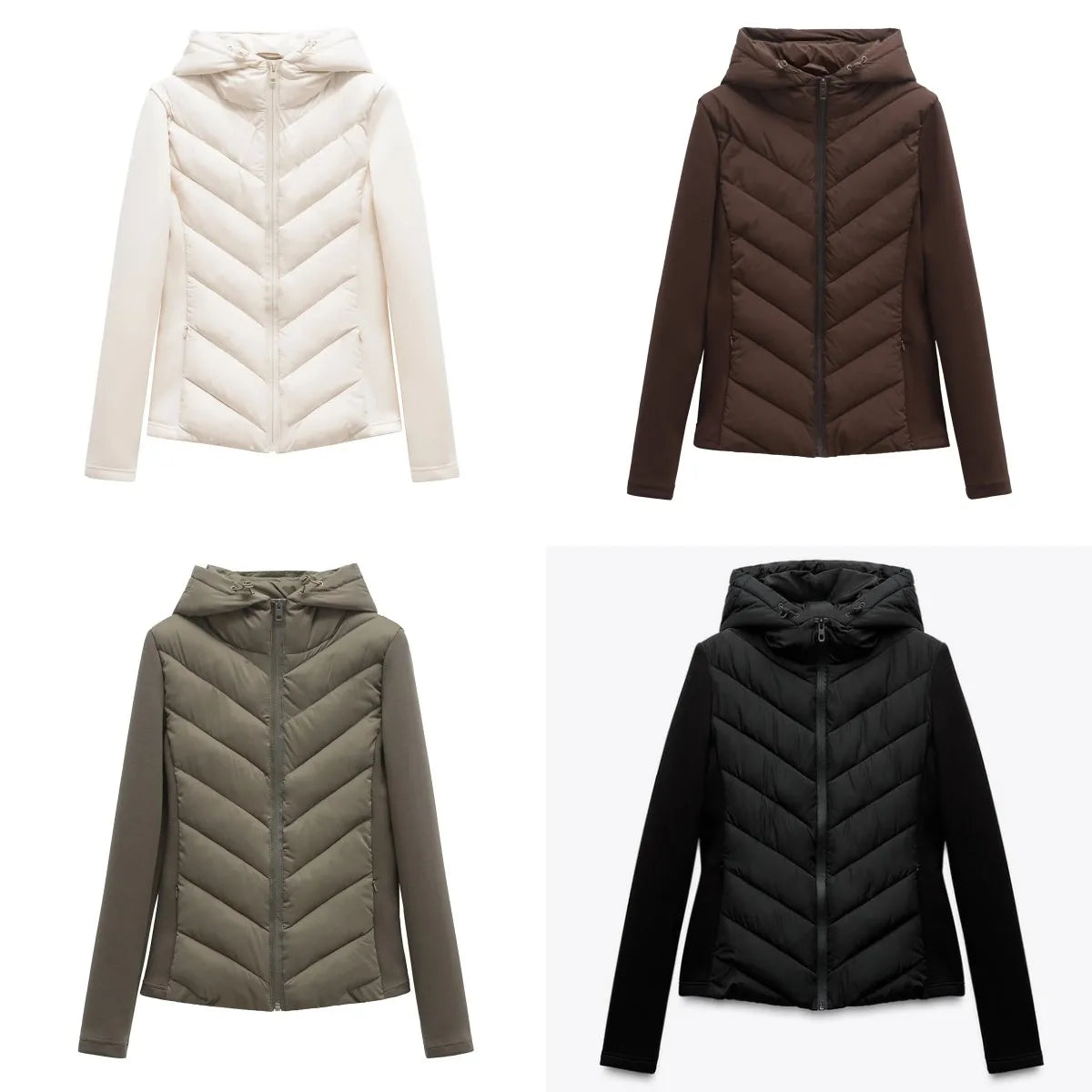Ferlora™ | Elise Contrast Hooded Puffer