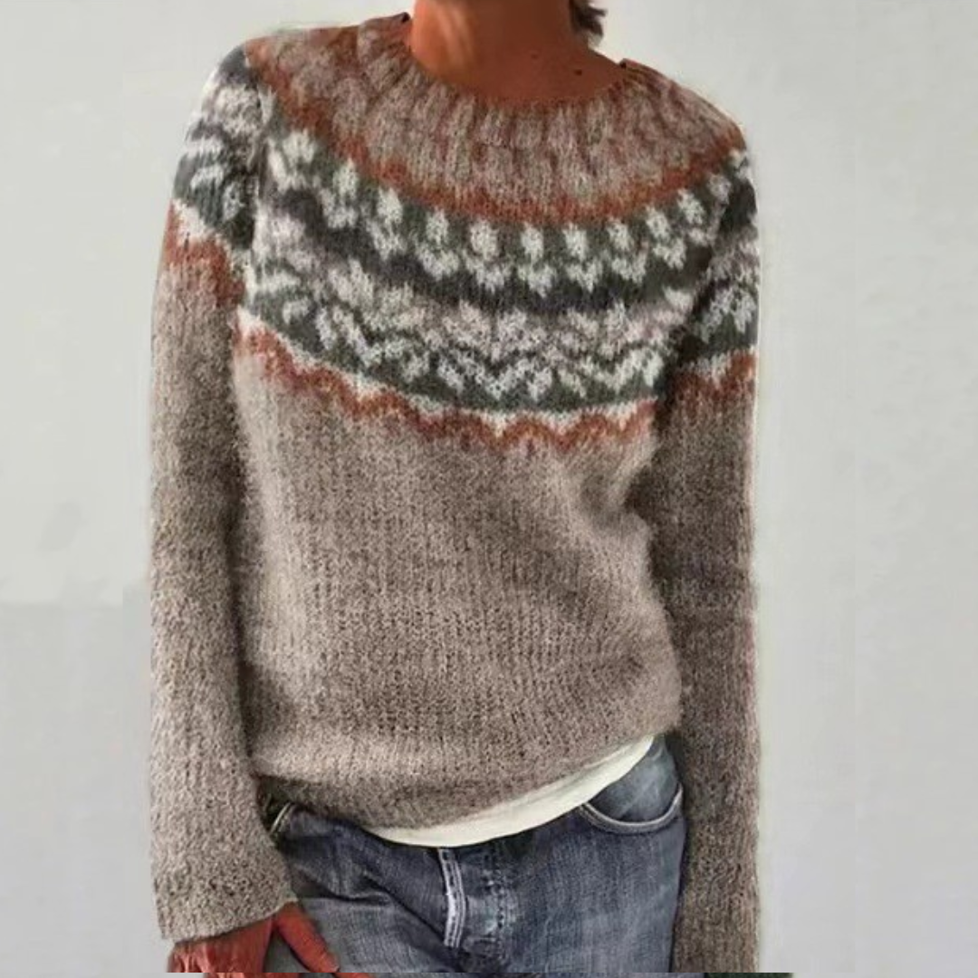 Gemma™ – Retro Sweater for Timeless Everyday Comfort