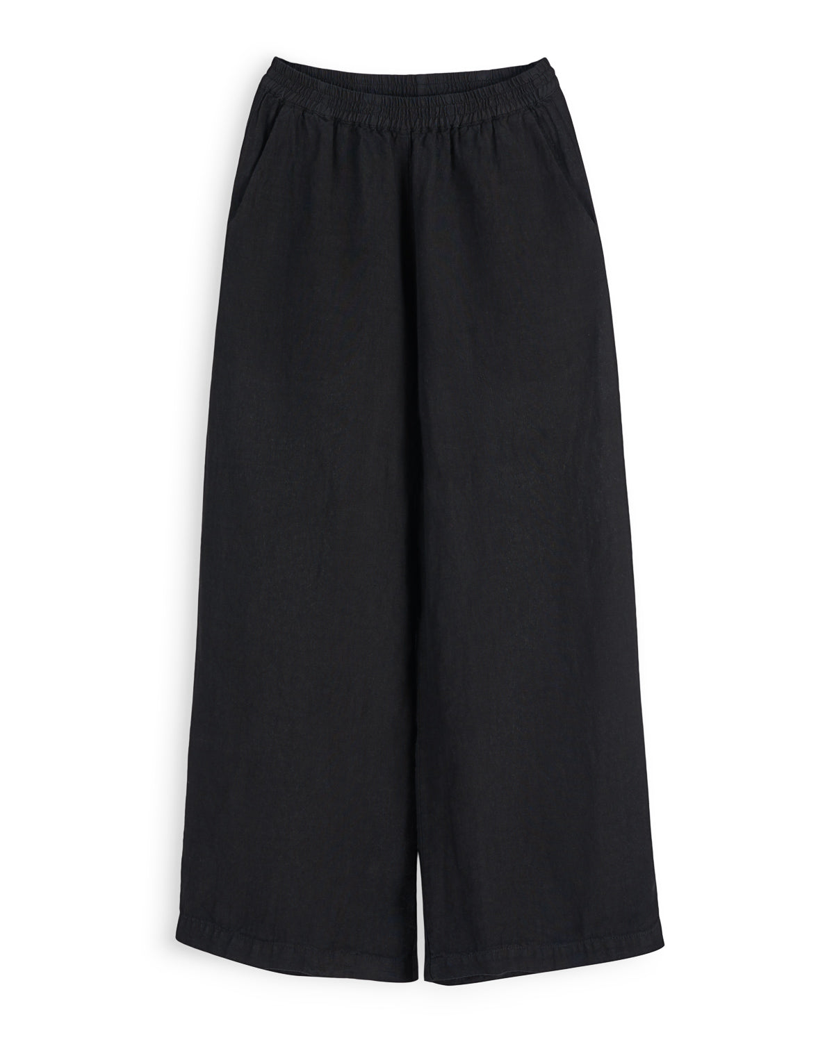 Ferlora™ | Kim Linen-Blend Trousers in Black