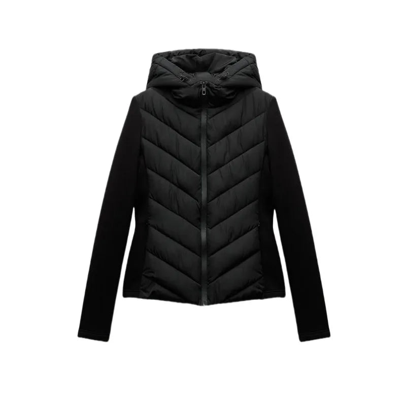 Ferlora™ | Elise Contrast Hooded Puffer
