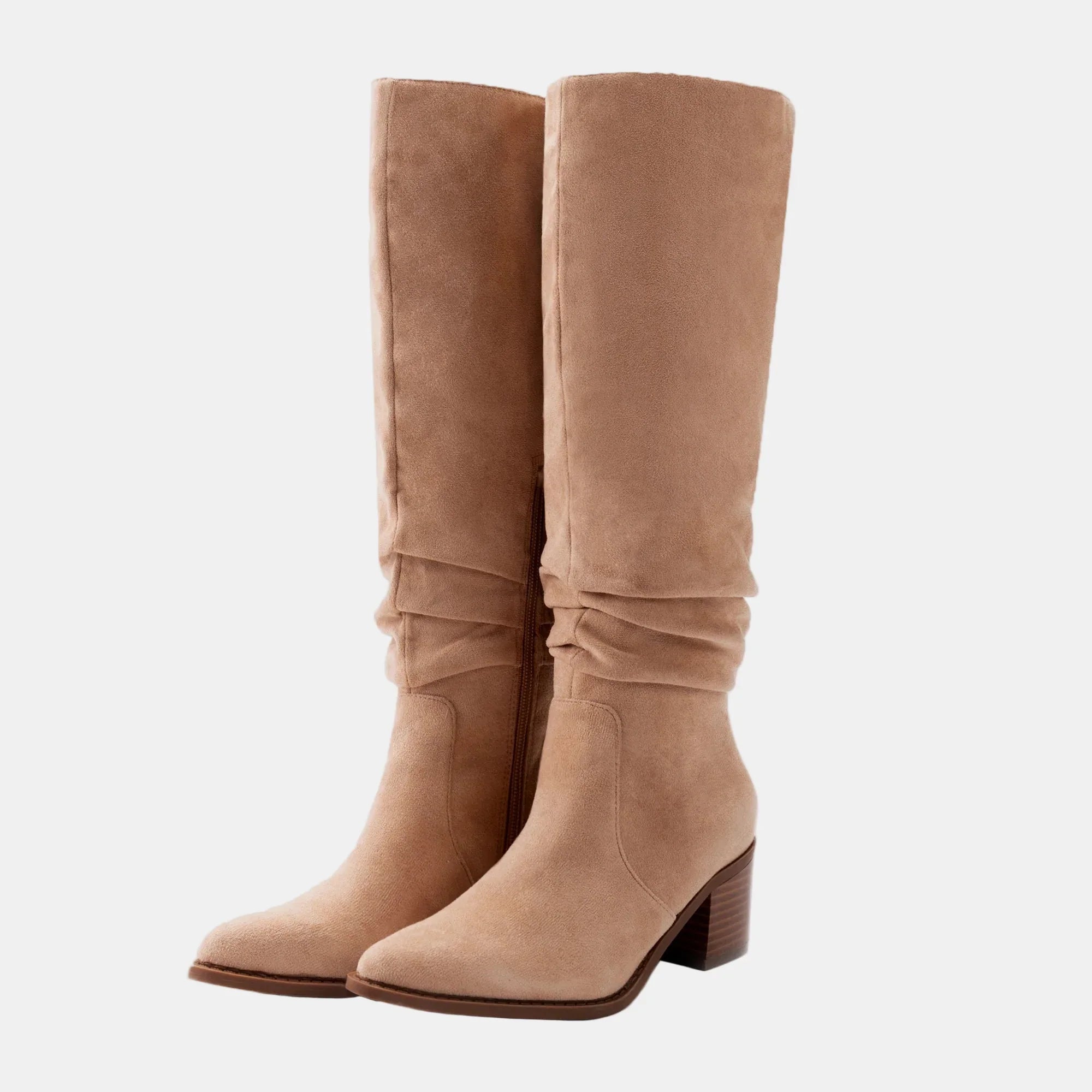 Noa™ - Knee-High Block Heeled Boots
