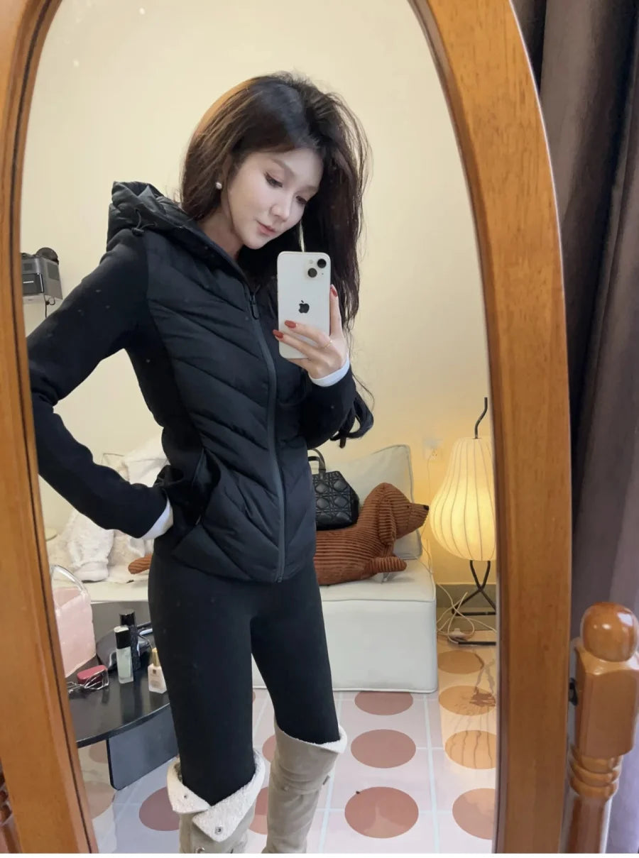 Ferlora™ | Elise Contrast Hooded Puffer