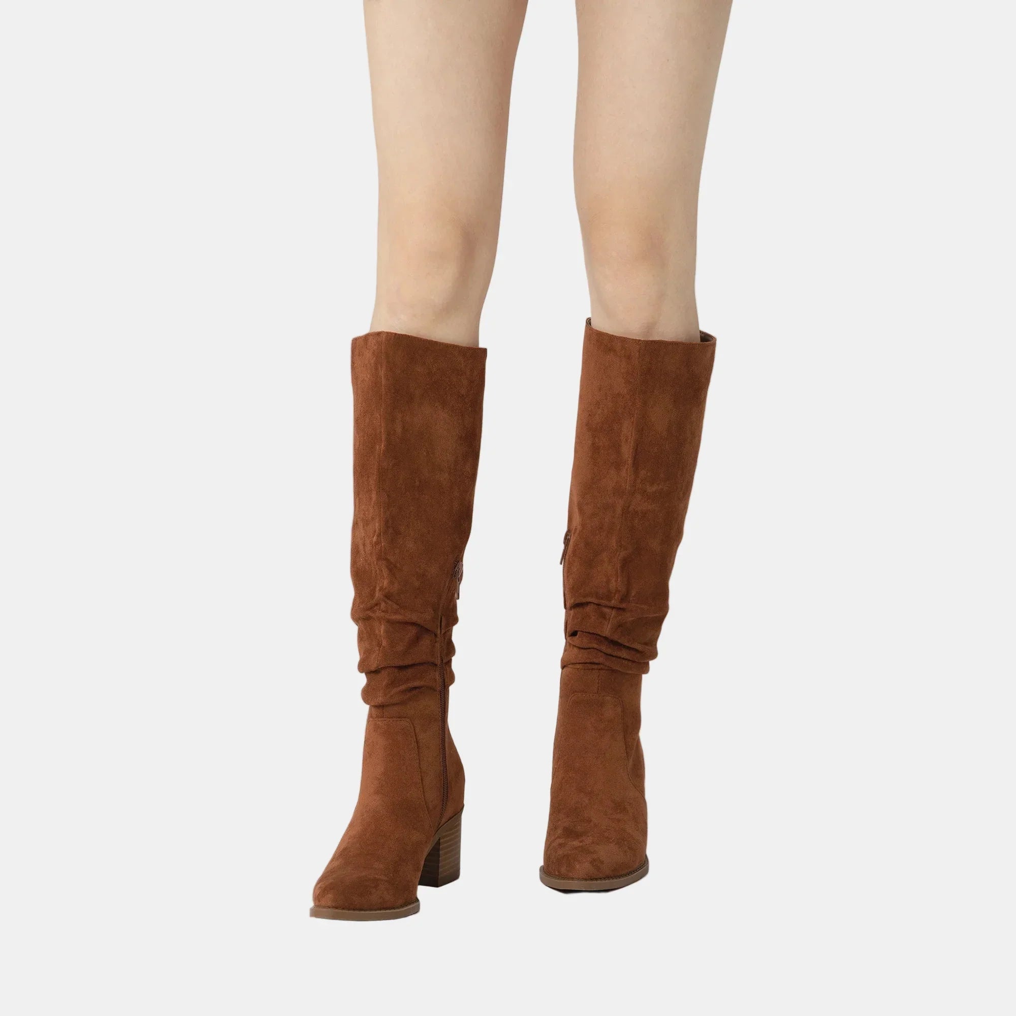Noa™ - Knee-High Block Heeled Boots