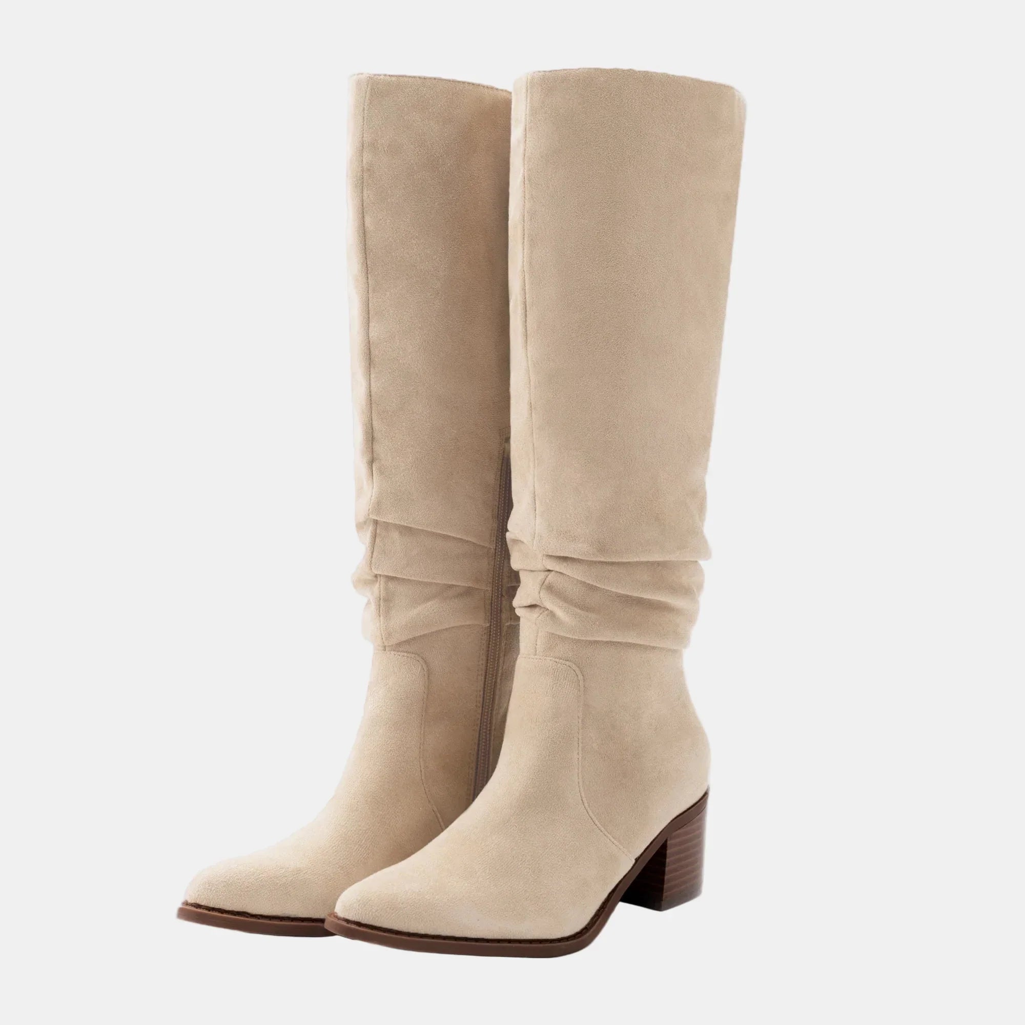 Noa™ - Knee-High Block Heeled Boots