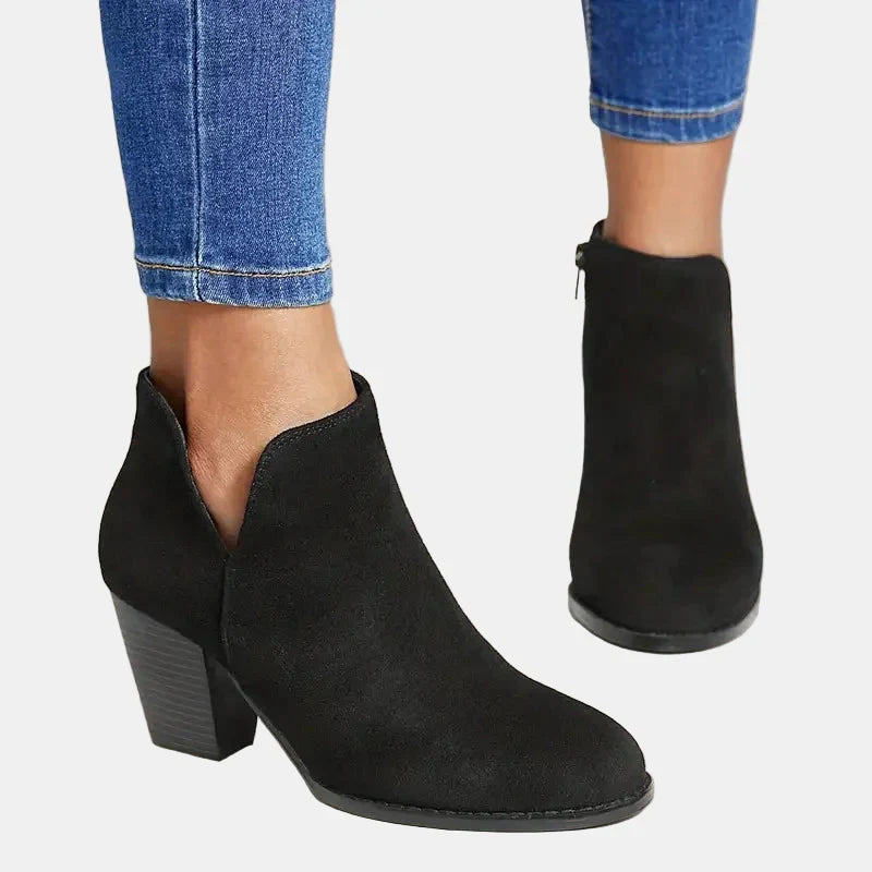 Hailey™ - Block Heel Ankle Boots
