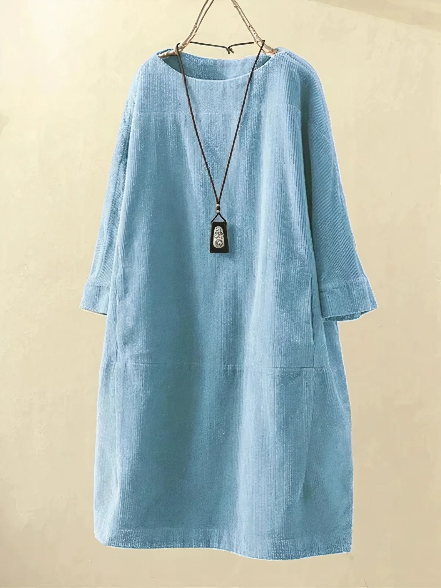 Zayla™ – Corduroy Tunic Dress for Effortless Everyday Elegance
