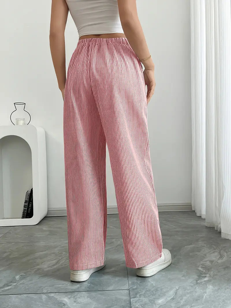 KARINA | STYLISH STRIPED PANTS - Ferlora