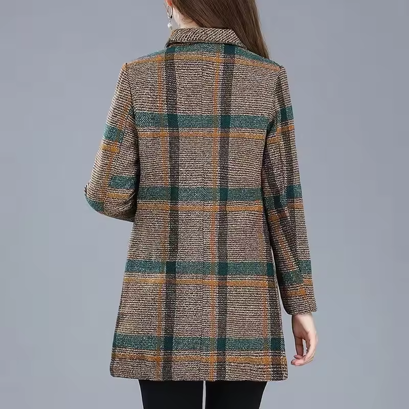 Aubrey™ - Elegant Plaid Blazer - Ferlora