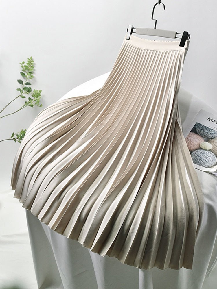 Ferlora™ | Daleyza Pleated Skirt – High Waist Grace - Ferlora