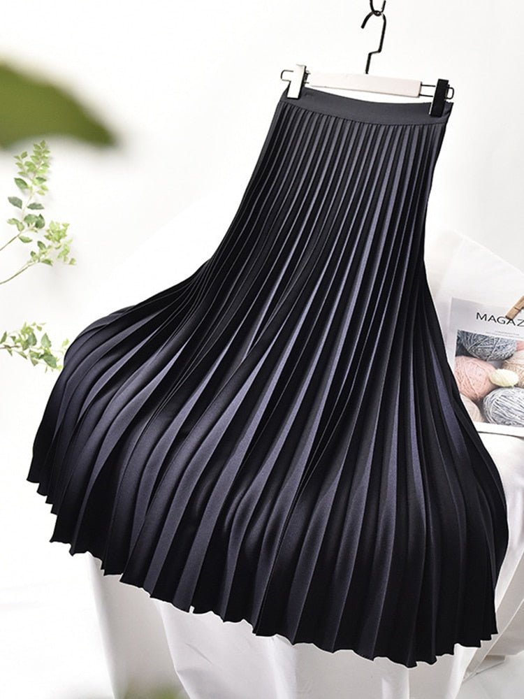 Ferlora™ | Daleyza Pleated Skirt – High Waist Grace - Ferlora