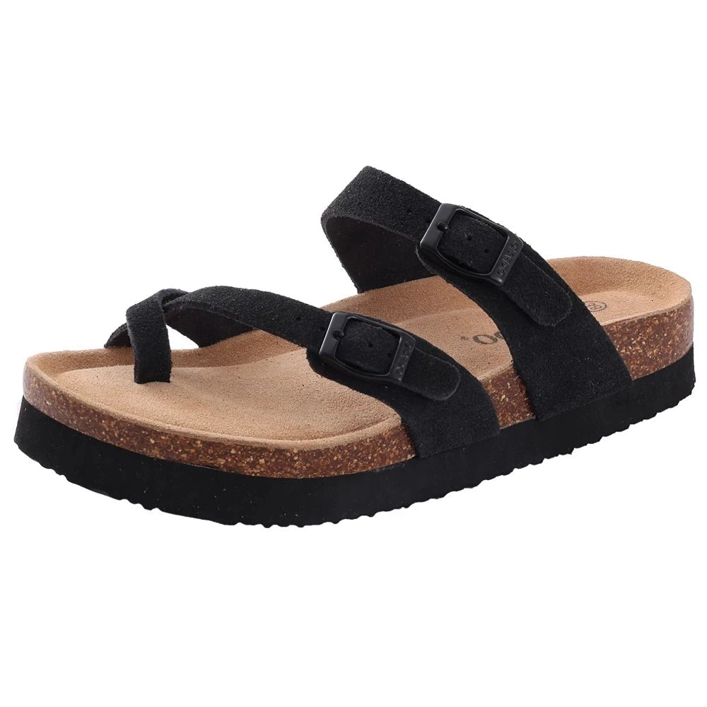 Ferlora™ | Emilia Cloud-Comfort Cork Sandal - Ferlora